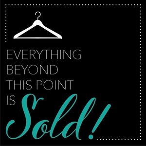 Everything beyond this point is sold!